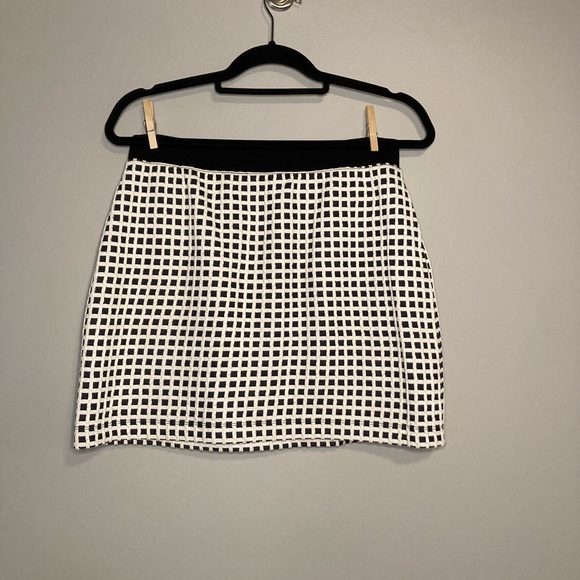 Lou & Grey S Skirt Black White Pockets Zippers. - Picture 4 of 5